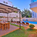 Mystic Private Pool-garden & Sea Views In Location Kalkan