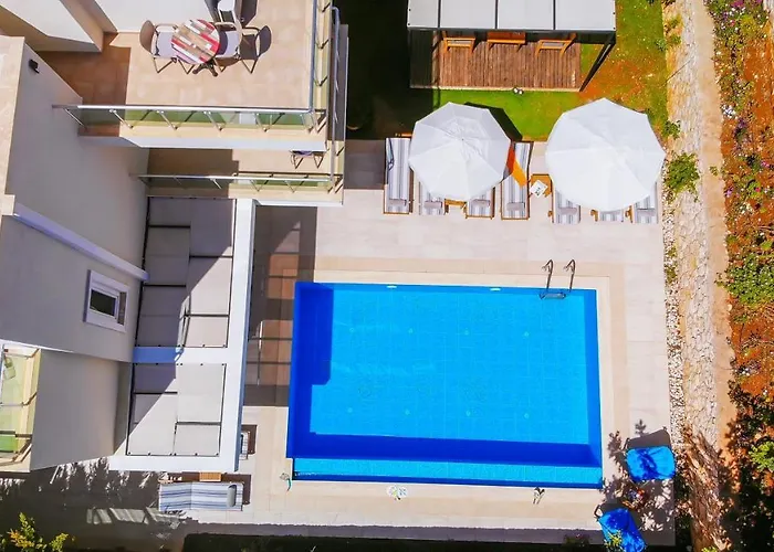 Mystic Private Pool-garden & Sea Views In Location Kalkan