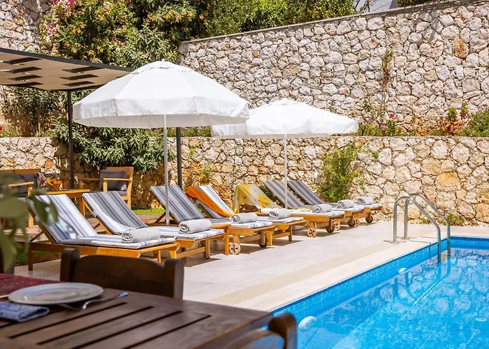 Mystic Private Pool-garden & Sea Views In Location Villa Kalkan